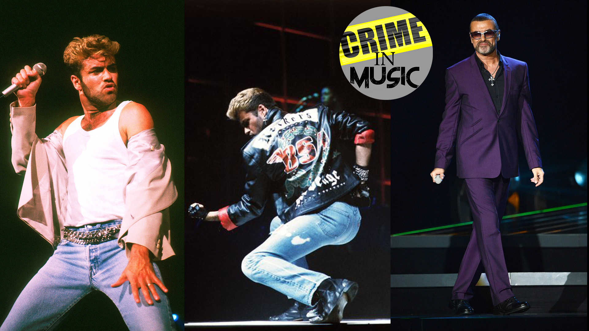 photo collage of George Michael, Musician, singer, icon